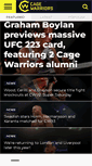 Mobile Screenshot of cagewarriors.com